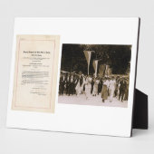 OORSPRONKELIJKE 19e wijziging Amerikaanse grondwet Fotoplaat (Zijkant)