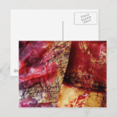 Oorspronkelijke Abstracte kunst - Abstract schilde Briefkaart (Voorkant / Achterkant)