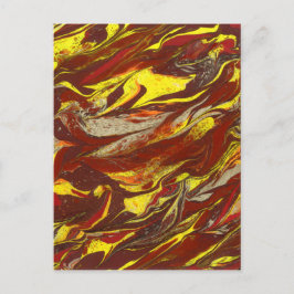 Oorspronkelijke abstracte kunst briefkaart