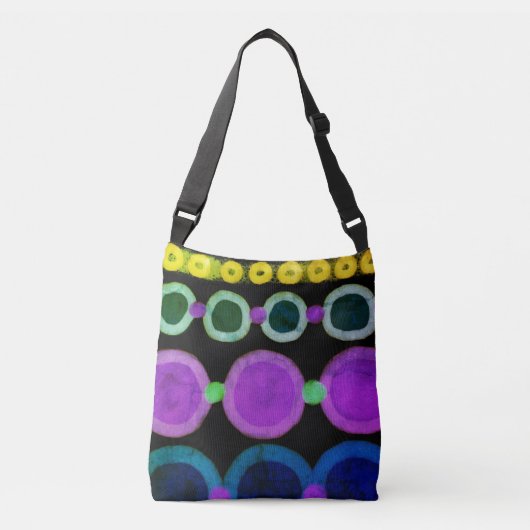 Oorspronkelijke Abstracte kunst Crossbody Tas (Voorkant)