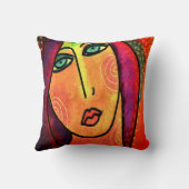 Oorspronkelijke Abstracte kunst Kussen (Achterkant)