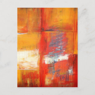 Oorspronkelijke Abstracte schilderkunst Briefkaart