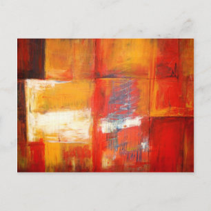 Oorspronkelijke Abstracte schilderkunst Briefkaart