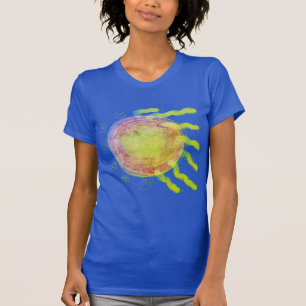 Oorspronkelijke Abstracte Wearable Art van de vlie T-shirt