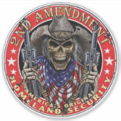 Oorspronkelijke binnenlandse veiligheid sticker (Voorkant)