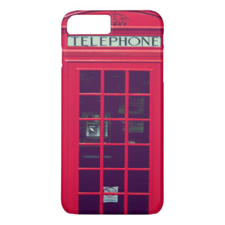 Oorspronkelijke british red phone box 	iPhone 8 plus / 7 plus hoesje