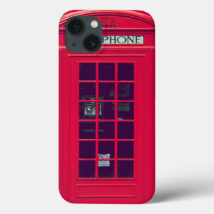 Oorspronkelijke british red phone box iPhone 13 hoesje