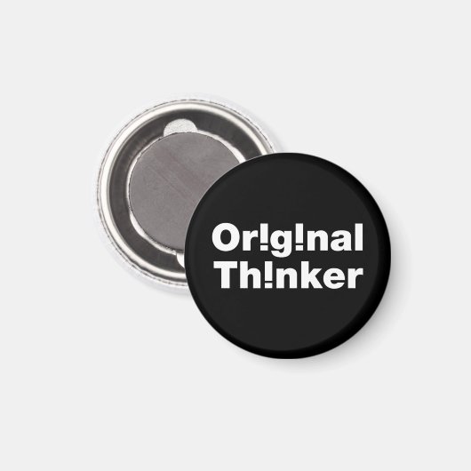 oorspronkelijke denker magneet (Voorkant / Achterkant)