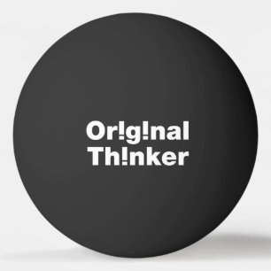 oorspronkelijke denker pingpongballen
