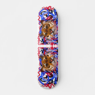 Oorspronkelijke graffiti stijl Tiger Chinees jaar  Skateboard