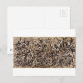 Oorspronkelijke herfstpolkverf briefkaart (Voorkant / Achterkant)