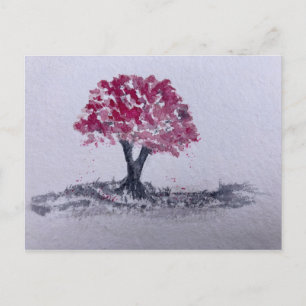 Oorspronkelijke illustratie van Cherry Blossom Tre Briefkaart