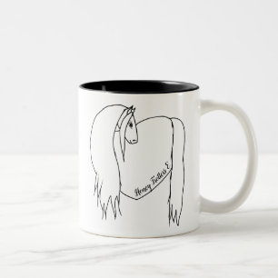 Oorspronkelijke Mok hart paard