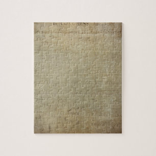 Oorspronkelijke onafhankelijkheidsverklaring legpuzzel