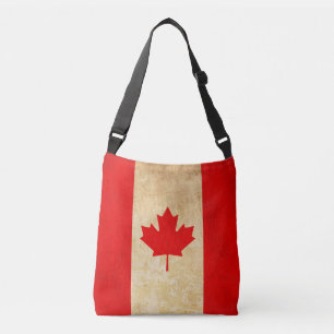 Oorspronkelijke patriottische vlag van CANADA Crossbody Tas