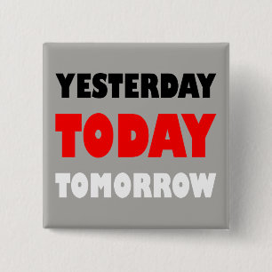 Oorspronkelijke tekst ontwerp positieve woorden vierkante button 5,1 cm