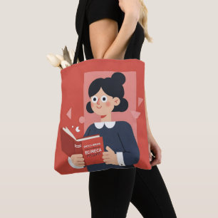 Oorspronkelijke titel: Bookworm's Delight Canvas t Draagtas
