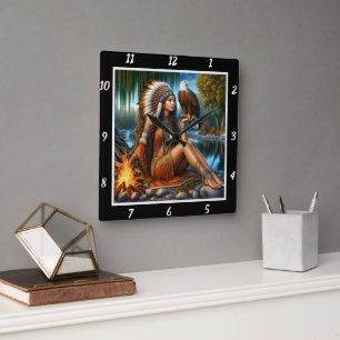 Oorspronkelijke titel: Eagle's eyes mountain's mis Vierkante Klok