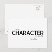 Oorspronkelijke titel: Heraclitus: Man's character Briefkaart (Voorkant / Achterkant)