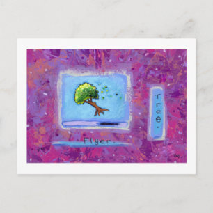 Oorspronkelijke titel: Tiny Art #597 - Tree. Flyer Briefkaart