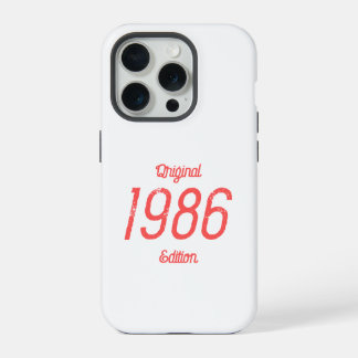 Oorspronkelijke uitgave 1986 iPhone 15 pro hoesje