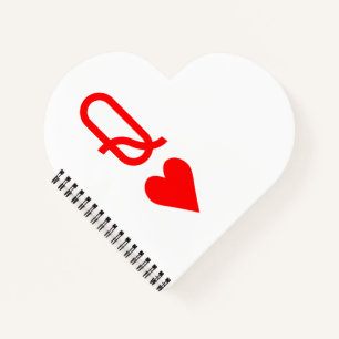 Oorspronkelijke Valentijnsdag Notitieboek