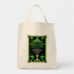 Oorspronkelijke Vintages geïnspireerd rond circus Tote Bag