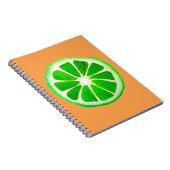 Oorspronkelijke waterverf pop art. citrusvruchten  notitieboek (Rechterzijde)