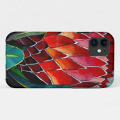 Oorspronkelijke waterverf van rode Protheebloem Case-Mate iPhone Case (Achterkant (horizontaal))