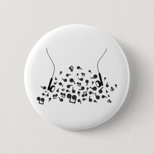 oortelefoons ronde button 5,7 cm (Voorkant)