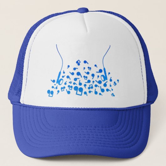 oortelefoons trucker pet (Voorkant)
