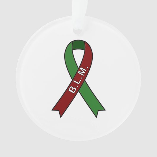 Oorzaak van BLM-lint Ornament (voorkant)