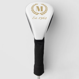 Oost. 1962 verjaardag Monogram Gold Golfheadcover