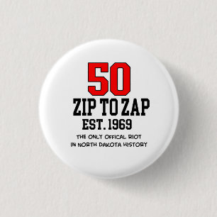 Oost. 1969 Zip naar Zap 50th Jubileum Button