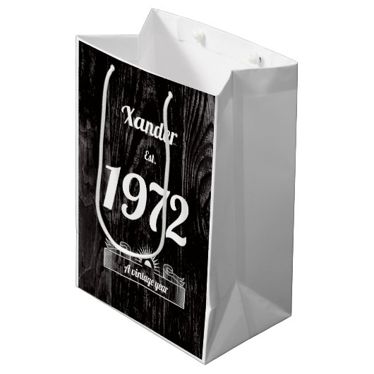 Oost. 1972 Een  jaar Medium Cadeauzakje (Voorkant Gekanteld)