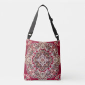 Oost-Antiek Perzisch Turks Rug Kilim Crossbody Tas (Voorkant)