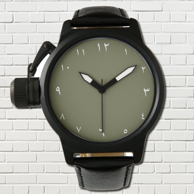 Oost-Arabische cijfers Horloge (Creator heeft geüpload)