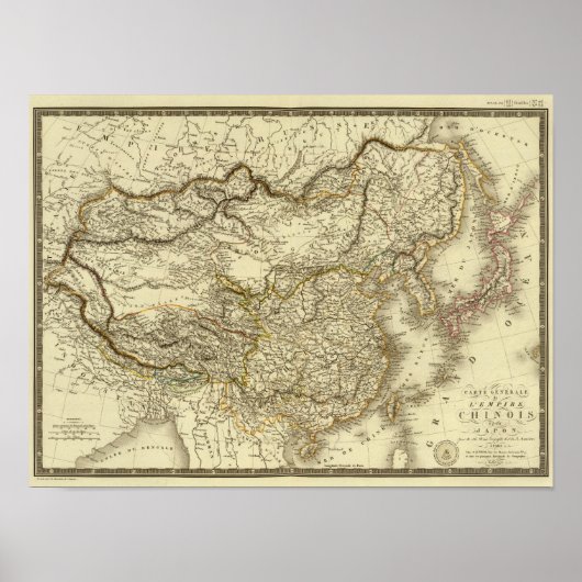 Oost-Azië, China, Japan Poster (Voorkant)