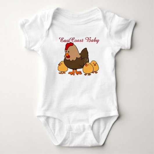 Oost-Baby schattige boerderij van kipkip met kippe Romper (Voorkant)