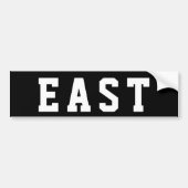 Oost-Bumpersticker Bumpersticker (Voorkant)