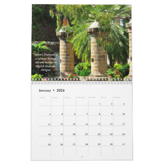 Oost-Caribische kalender voor 2026