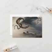 Oost-Chinese drakenboot Tiger Kaart (Voorkant / Achterkant in situ)