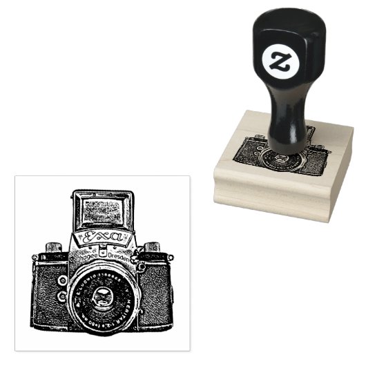 Oost-Duitse camera Rubberstempel (Gestempeld)