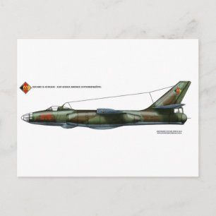 Oost-Duitse Ilyushin Il-28 Beagle Briefkaart