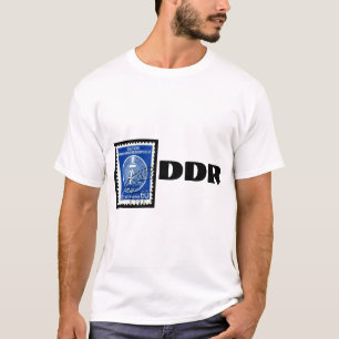 Oost-Duitse T-Shirt met DDR-stempel