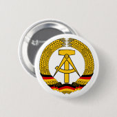 Oost-Duitsland Nationale Embleem-Button Ronde Button 5,7 Cm (Voorkant /achterkant)