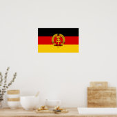 Oost-Duitsland vlag Poster (Keuken)