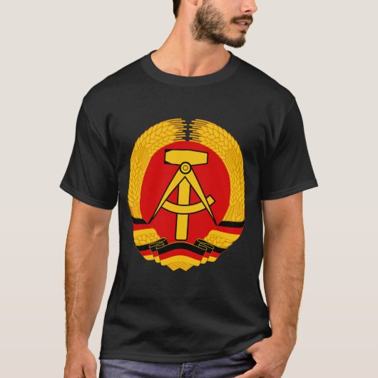 Oost-Duitsland vlag T-shirt (Voorkant)