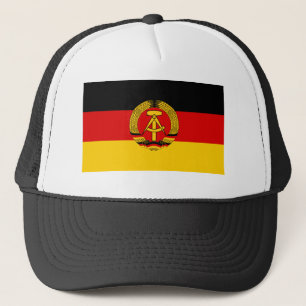Oost-Duitsland vlag Trucker Pet