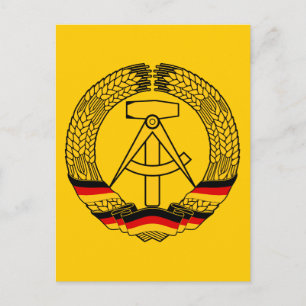 Oost-Duitsland wapenschild / Deutschland State Sea Briefkaart